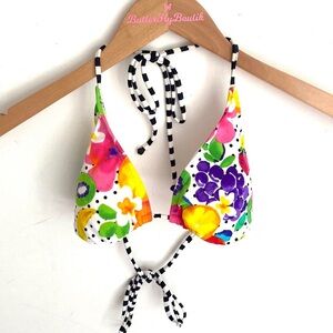 Xhilaration Fruit adjustable triangle bikini top ONLY